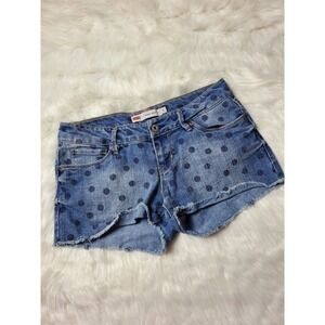 Levi's‎ Shorty Shorts Jean Shorts With Polka Dots Size 5